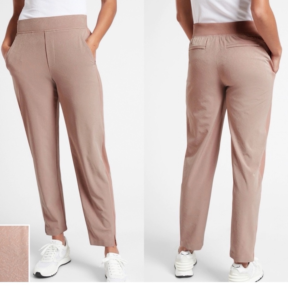 Athleta Brooklyn Ankle Pant - Size 10 Tall - Mocha latte